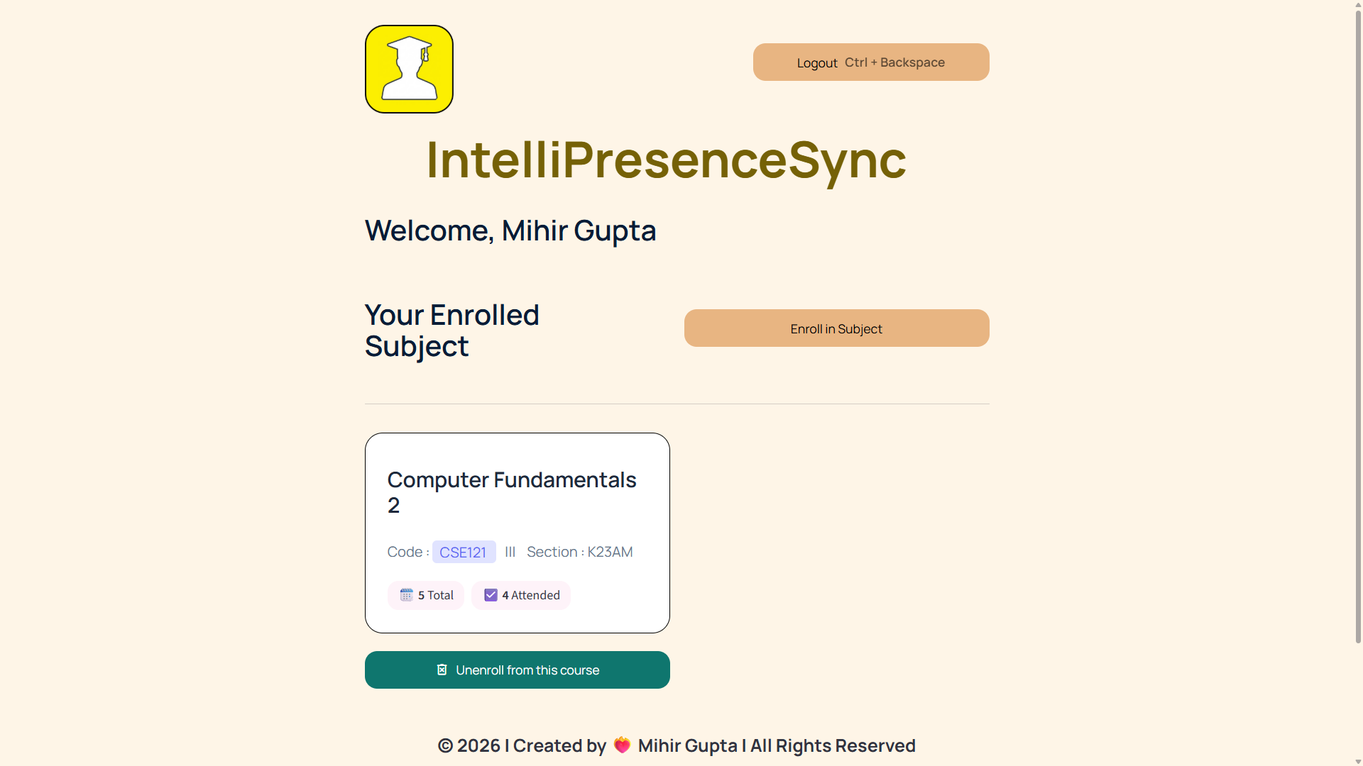 Student Dashboard